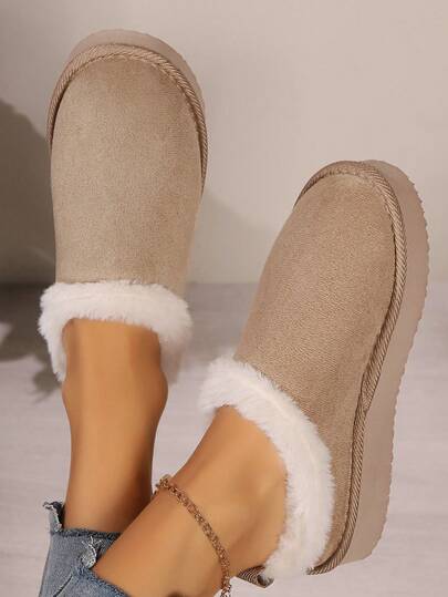 Pantuflas de mujer ultra suaves y mullidas - Suela cómoda y antideslizante - Perfectas para usar con botas de nieve en días fríos