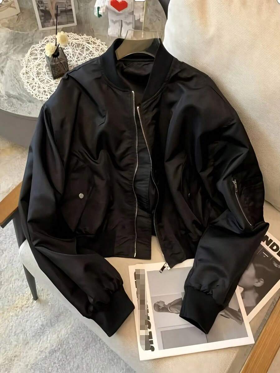 Women Jackets - 黑色 - 查看 1