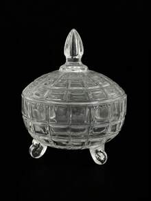 Candy Jar Kit, Candy Holder, Glass Home Decoration, Candy Holder, Reception, Candy Jar, 13cm - 透明 - 查看 2
