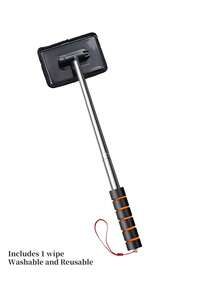 超细纤维挡风玻璃清洁工具 | 可拆卸手柄汽车玻璃雨刮刷，适用于内外玻璃 | 可选1片、3片或5片装清洁布，打造您的专属汽车清洁套装 - 均碼 - 查看 12