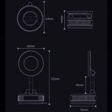 Car Folding Suction Cup Type Rotating Car Phone Holder Car Dashboard Navigation Magsafe Magnetic Desktop Holder