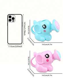 Zabawka zraszacz na prysznic dla niemowląt, spryskiwacz w kształcie słonia, zabawka prysznicowa z motywem zwierząt, zabawka wodna dla dzieci, akcesoria do kąpieli dla niemowląt