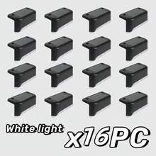 4/8/12/16pcs Solar Powered Garden Ground Lights, Deck Lights, Stair Lights For Outdoor Decoration Of Garden, Yard, Garage, Driveway, Fence - Black - View 18