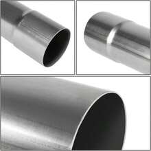 DNA MOTORING ZTL-PP-30-0-RAW 18 Inch Straight Tube DIY Exhaust Tubing,3" OD,Universal Fit,Mild Steel - MàuA - Xem 3