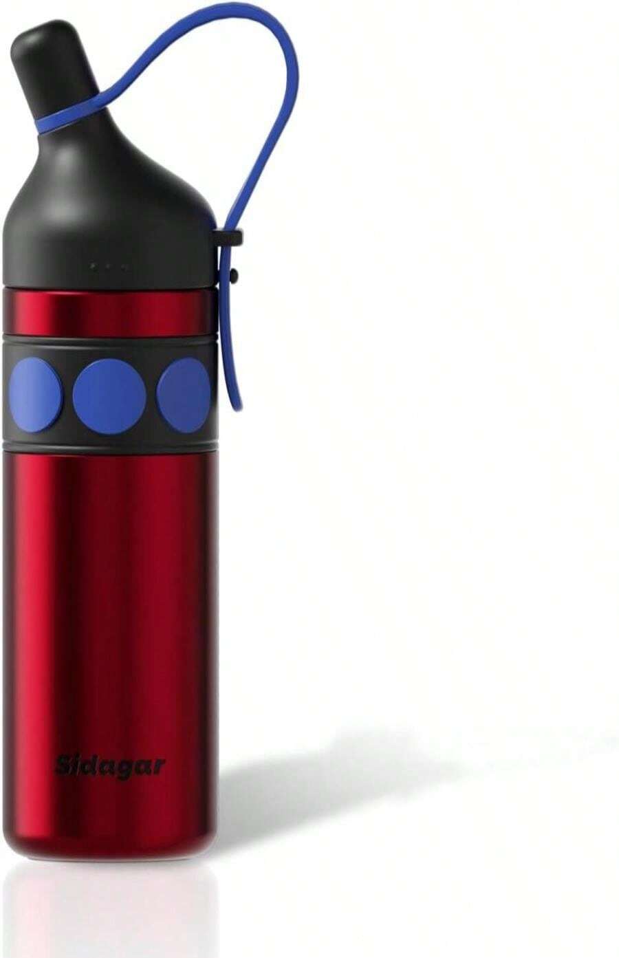 Sidagar 24 Oz Sports Tumbler, Stainless Steel Vacuum Water Bottle Insulated Iced Travel Coffee Cup Double Wall Flask (Burgundy) - MàuA - Xem 1