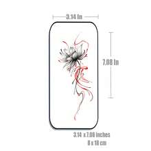 INKARTINK Chinese Ink Lotus Flower Temporary Tattoo, Waterproof 2-5 Days, Colorful Water Transfer Tattoo Sticker, Realistic Fake Tattoo, Unique Design - Multicolor - View 5