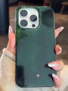 Fashionable Tie Dye Green Marble 15/17 Pro/17 Pro Max Phone Case, Luxury Aesthetic Design Full Coverage Protection Compatible With Iphone 16/14 Pro Max/13/12/11, Women - Green - View 4