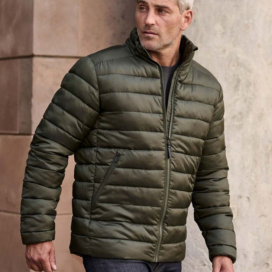 Unisex Adult Lite Padded Jacket (Deep Green) - Green - View 1