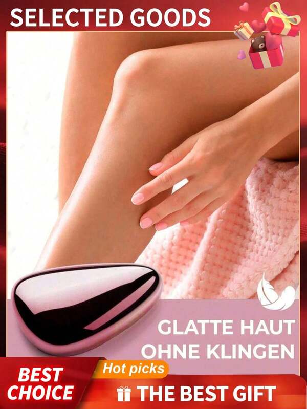 1PC Crystal Hair Eraser For Women And Men, Reusable Crystal Hair Remover Magic Painless Exfoliation Hair Removal Tool, Magic Hair Eraser Device For Back Arms Legs