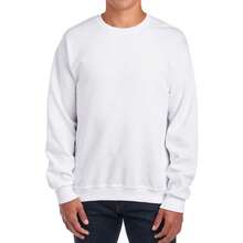 Jerzees Colours Unisex Adult Nublend Sweatshirt (White) - White - View 2