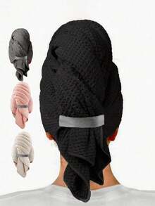 Coral Fleece Teak Dry Hair Cap For Women, Thickened And Lengthened Headscarf, Quick-Drying Headscarf, Absorbent Dry Hair Towel, Elastic Band Shower Cap Shower Towels For Beaty Salon, Hotel Sports,Home Essentials, Towel, Skin Care