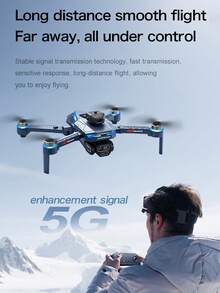 CASRRA The Multi-Functional Drone GT8 Equipped With A Camera Is Fitted With A Large-Screen Remote Control, Allowing For Real-Time Viewing Of Flight Routes, Taking Photos And Videos, And Documenting Life. Brushless Motors Offer More Powerful Performance. Optical Flow Hovering Flight Is More Stable For Novice Drones. Economic Drones. Aerial Photography Drones, Wonderful Christmas And Halloween Gifts