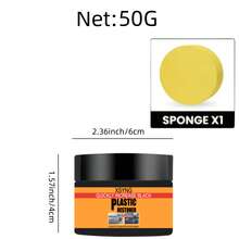 Car Plastic Restorer Back To Black Gloss Auto Interior Leather & Panel Renewal Wax Coating Agent Auto Polish And Repair Coating