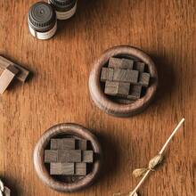 Desktop Aroma Diffuser Set - Walnut Pile Essential Oil Sticks With Slow Release For Living Room & Office Decor