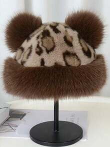 Autumn And Winter Urban Outdoor Series, A Casual And Fashionable Women's Mongolian Hat, Hat Set Winter Outfits