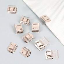 4/10/20 قطعة مشابك تثبيت غير مرئية، مشابك تثبيت متعددة الوظائف، تمنع ارتخاء أرجل البنطلون، جهاز إغلاق مشبك البنطلون المخفي، بدون فجوات، تمنع ارتخاء أرجل البنطلون على الأرض، مناسبة للبناطيل، مقاومة للماء، محمولة، مقاومة للتآكل، أدوات مانعة للانزلاق، اكسسوارات ملابس، أشياء رخيصة