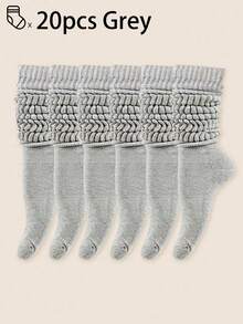 40 peças/30 peças/24 peças Meias para Gestantes, Meias Médias Femininas, Meias Antiderrapantes, Especialmente Projetadas para Gravidez, Alta Elasticidade, Soltas, Tornozelos Não Estrangulantes, Respiráveis, Absorventes de Suor, Macias e Confortáveis, Meias Pós-Parto, Opção de Várias Cores