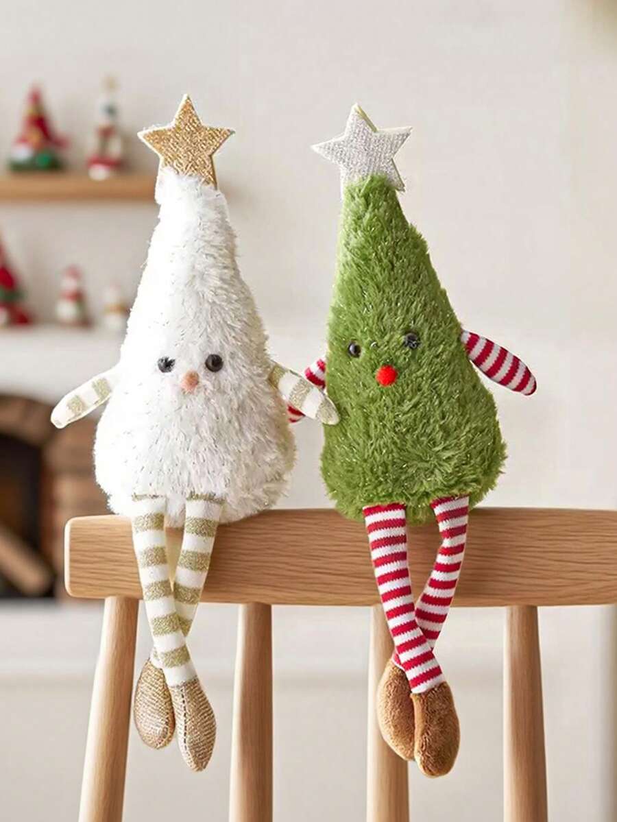 1 buc Decorațiuni de Crăciun Păpuși drăguțe în formă de brad de Crăciun Decorațiuni pentru păpuși de petrecere în familie, Cadouri de petrecere, Cadouri pentru cupluri