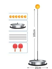 Robot huấn luyện bóng bàn, dụng cụ luyện tập bóng bàn tại nhà, đồ chơi trong nhà - Bạc - Xem 11