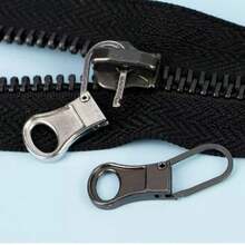 2/5 件拉链头修理套件，用于更换行李箱、包袋、服装上损坏的拉链 - 彩色 - 查看 6