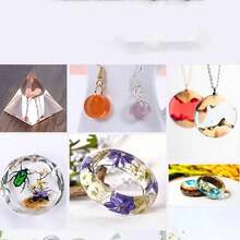 UV Crystal Clear Glue, Suitable For Specimen Making, Handmade DIY Arts & Crafts, Transparent Glue For Oil Painting Covers, UV Ultraviolet Glue, No Mixing Required Clear Glue