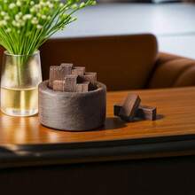 Desktop Aroma Diffuser Set - Walnut Pile Essential Oil Sticks With Slow Release For Living Room & Office Decor