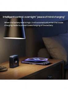 REMAX RP-W58 Magnetic Wireless Charger 15W Fast Charging Intelligent Temperature Control Lightweight And Portable Design - White - View 5