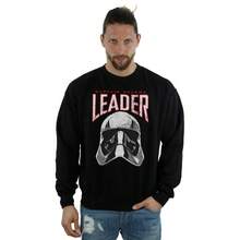 Star Wars Mens The Last Jedi Leader Helmet Sweatshirt (Black) - Coffee Brown - View 1