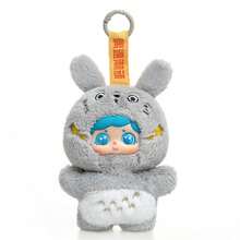 Soft Anime Doll Keychain With Vinyl Head - Cute Cartoon Clip-On Toy For Backpack, Purse, Keys - Durable Polyester & Plastic, Pink, Yellow, Red, Green - Fun Mini Gift For Kids, Friends, Party Favors (14+)