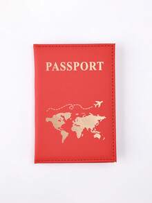 Suport pentru pașaport din piele PU cu ștanțare la cald, suport pentru pașaport la modă în opt culori, ieșire de vacanță, clemă de protecție pentru pașaport de călătorie, portofel pentru monede cu suport pentru bilete, utilizare multifuncțională - Multicolor - Vizualizare 8