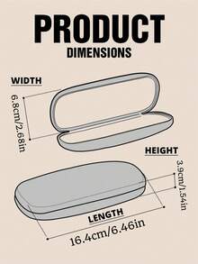 1 pieza Estuche de gafas de cuero PU con nombre personalizado, estuche de gafas de sol personalizado, estuche de gafas de concha dura personalizable, estuche de gafas personalizable, estuche de almacenamiento de gafas de moda resistente al aplastamiento con forro suave resistente al desgaste, diseño nuevo y sencillo, conveniente - Diseño de letras - Ver 12