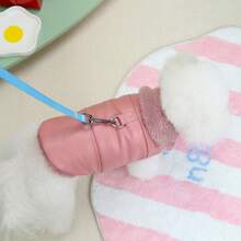 24 piezas de ropa acolchada de algodón para perros, ropa cálida para gatos, abrigo acolchado de cuatro patas para mascotas, ropa cálida y a prueba de viento reforzada, conjunto casual de arnés y correa para pequeños animales en otoño/invierno, ropa para perros pequeños, suministros para animales, nueva llegada de ropa para perros, conjunto casual a prueba de viento y nieve reforzado de cuatro patas