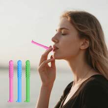 [Christmas]3Pcs Chewable Breather Sticks For Quitting Smoking - Fruity Craving Relief, Oral Fixation Quit Smoking, Quit Smoking Chew Sticks Replacement, Stop Smoking - 粉色 - 查看 2