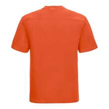 Russell Europe Camiseta de trabajo resistente para hombres (Naranja) - Naranja - Ver 2