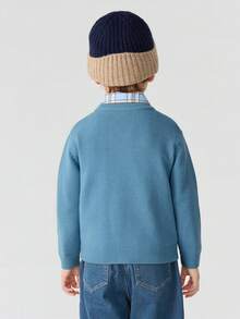 Balabala Suéter para niñas BalaOne 2025, capa base de punto de invierno para niños y niñas