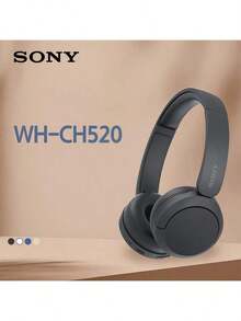 Sony WH-CH520 Wireless Bluetooth Headphones: Lightweight And Comfortable To Wear, Digital Sound Enhancement Engine, Clear Sound Quality, And Versatile Retro Colors - Black - View 4