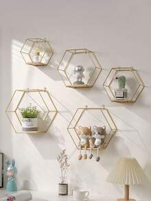 1 buc suport de afișare din fier pentru agățat de perete, ornamente decorative de perete pentru decorarea artei de perete a camerei de zi.