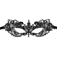 1 pieza Máscara de ojo de encaje negro suave y amigable con la piel, máscara de lujo de encaje para el ojo, disfraz de fiesta, diseño de máscara de carnaval, baile, juego de roles, accesorios de disfraz, cómoda de usar, fiesta de festival de Halloween