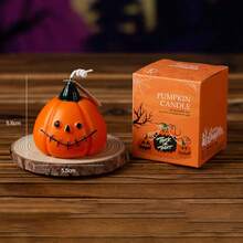 1 Stück Halloween Serie Kürbis, Schädel, Mumien geformte duftende Kerze, geeignet für Heimdekoration, Party, Tischdekoration, Geschenk, Abendessen, Bankett/Party, Entspannung/Meditation, Stimmungsbeleuchtung