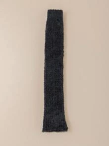 زوج من جوارب الساق الطويلة من الفليس المرجاني، دافئة وسميكة للخريف/الشتاء، حماية للركبة