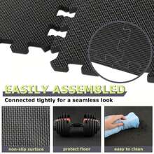 LOVEWE 36pcs EVA Interlocking Floor Mats, 12"X12" Puzzle Foam Tiles, Cushioned Exercise Mats For Home Gym Flooring & Workout Area, Gym Floor Mat, Treadmills For Home Exercise, Treadmill Walking Pad, Workout Mat, Gym Mats, Gym Mat, Treadmill Mat, Exercise Area Flooring, Seamless Setup, Modular Flooring, Lightweight Mats, Nonslip Surface, Fitness Flooring, Workout Enthusiasts, Gym Owners