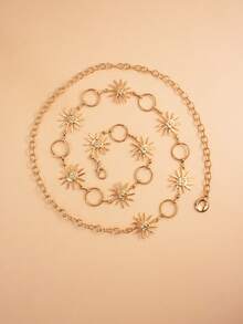 1pc Women's Christmas Element Belt - Fashionable Design Christmas Gift, Perfectly Matches Holiday Outfits And Daily Wear, Christmas Decoration