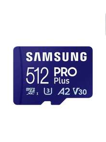 Samsung 兼容三星 512GB 256GB 128GB A2 V30 存储卡 PRO Plus Micro SD 卡 64GB A1 V10 高速 UHS-I Class10 TF 卡，适用于相机，速度高达 160MB/s，新款 + SD 卡托架，圣诞礼物/新年礼物/节日礼物/圣诞特辑