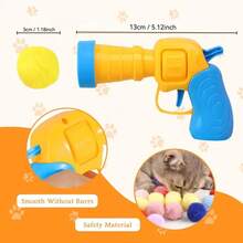 20/50/100个装毛绒球猫玩具套装，带发射器 - 互动乐趣 - 锻炼身体，增进感情 - 室内玩耍的理想之选 - 彩色 - 查看 3