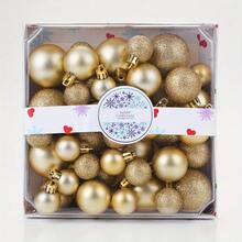 44pcs 1.2-2 Inch Christmas Balls For Christmas Holiday Decoration, Christmas Tree, Window, Christmas, New Year And Wedding Decoration, Suitable For Indoor And Outdoor Use (Need To Thread The Rope By Yourself, Electroplated Ball With Slight Glue Overflow, Slight Scratches And Loss Of Glitter Are Normal Phenomena And Do Not Affect Use) Home Decor Christmas Decorations Room Decor Winter Christmas Decorations Home Christmas Gifts Christmas Decor