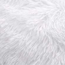 Plain Plush Cushion Cover Without Filler - White - View 9