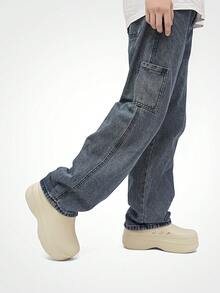 2025 Spring/Summer New Women's Garden Shoes, Comfortable Slip-On Mule Shoes With Thick Soles For Casual/Home Wear