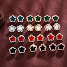 1 cặp hoa tai cá nhân hóa thời trang, mẫu mới năm 2024, thích hợp làm quà tặng Valentine, Mẹ, Mẹ, Ngày của Mẹ, Quà tặng - Hoa tai - Xem 18