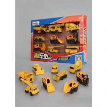 Hasbro ​Alloy Construction Vehicles 8-Pack - Fire Truck, Ambulance, Tanker & CocaCola Stickers, 3-Inch Mini Cars Gift Set For Kids Ages 3+​​