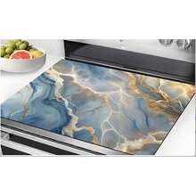 Stove Pad, High-Grade Marble Drain Pad, Table Pad, Stove Protection Pad, Stove Pad, Stove Decoration Pad, Tableware Drying Pad, Heat Insulation Pad, Heat-Resistant, Scratch-Resistant, Easy To Clean, Suitable For Stoves, Stoves, Cabinets, Dishwasher, Washing Machine, Dryer, Induction Cooker And Ironing Pad, Glass Ceramic Stove Protector, Heat-Resistant, Scratch-Resistant And Stove Cover, Coffee Pad, Coffee Pad